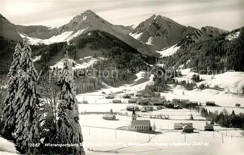 AK / Ansichtskarte Schattwald Winterpanorama Alpen Kat. Schattwald