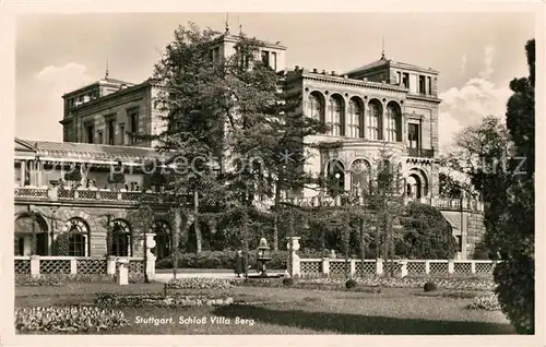 AK / Ansichtskarte Stuttgart Schloss Villa Berg Kat. Stuttgart