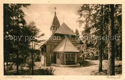 AK / Ansichtskarte Albertsberg Auerbach Heilstaette Waldkapelle