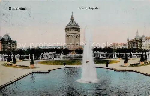 AK / Ansichtskarte Mannheim Friedrichsplatz Kat. Mannheim