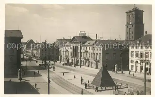 AK / Ansichtskarte Karlsruhe Baden Marktplatz Rathaus