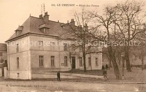 AK / Ansichtskarte Le Creusot Saone et Loire Hotel des Postes Kat. Le Creusot