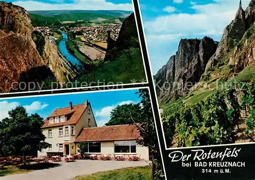 AK / Ansichtskarte Bad Kreuznach Rotenfels Gaststaette Zur Bastei Kat. Bad Kreuznach