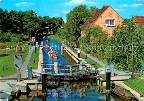 AK / Ansichtskarte Wendisch Rietz Am Scharmuetzelsee Schleuse Kat. Wendisch Rietz