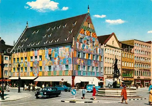 AK / Ansichtskarte Augsburg Weberhaus am Moritzplatz Kat. Augsburg