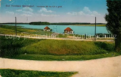 AK / Ansichtskarte Wermsdorf Bad Horstsee Kat. Wermsdorf