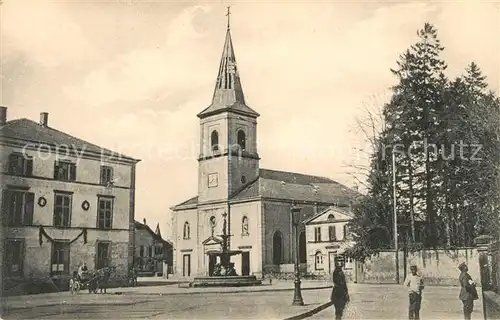 AK / Ansichtskarte Lirey Kirche Marktplatz  Kat. Lirey