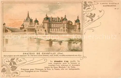 AK / Ansichtskarte Chantilly Chateau Kat. Chantilly