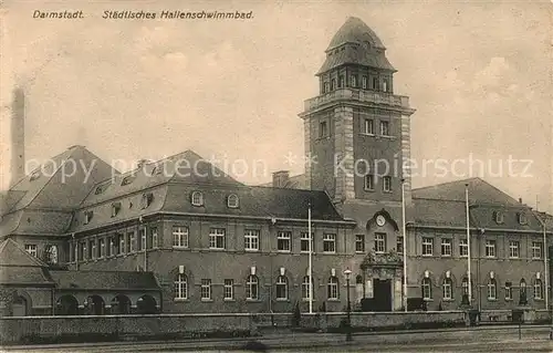 AK / Ansichtskarte Darmstadt Hallenschwimmbad Kat. Darmstadt