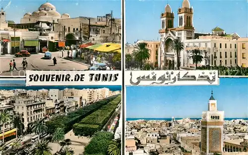 AK / Ansichtskarte Tunis Markt Moschee Stadtansichten Kat. Tunis
