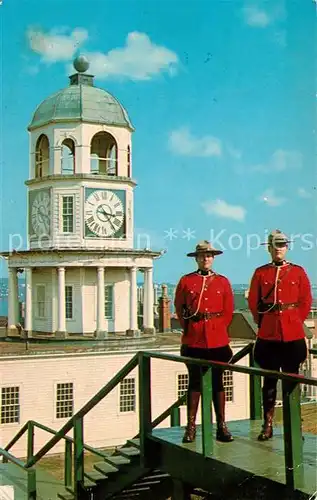 AK / Ansichtskarte Halifax Nova Scotia Royal Canadian Mounted Police Old Town Clock Kat. Halifax