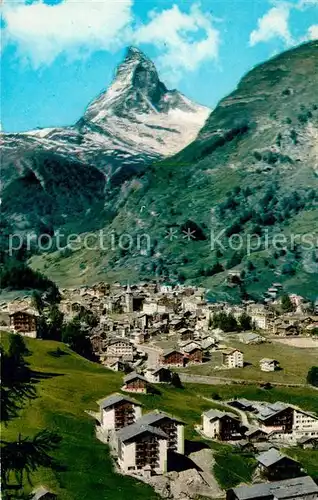 AK / Ansichtskarte Zermatt VS Panorama Kat. Zermatt
