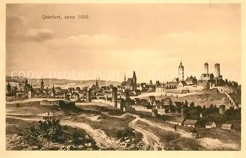 AK / Ansichtskarte Querfurt anno 1650  Kat. Querfurt