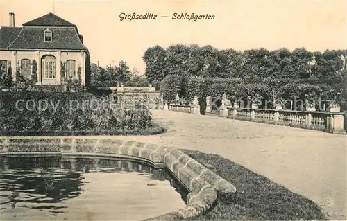 AK / Ansichtskarte Grosssedlitz Schlossgarten Kat. Heidenau