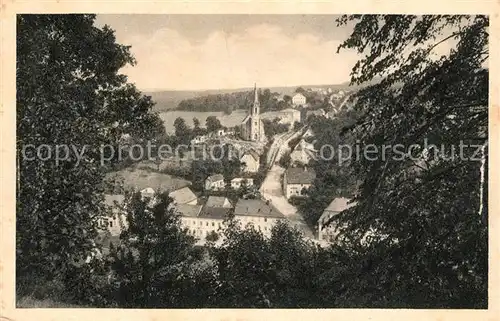 AK / Ansichtskarte Berggiesshuebel Panorama Kirchberg Kat. Bad Gottleuba Berggiesshuebel