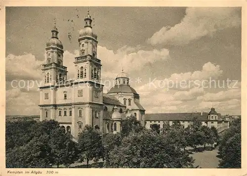 AK / Ansichtskarte Kempten Allgaeu St Lorenzkirche und ehemaliges fuerstaebtliches Residenzschloss 17. Jhdt. Kat. Kempten (Allgaeu)