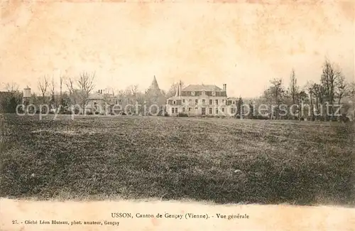 AK / Ansichtskarte Usson du Poitou Vue generale Kat. Usson du Poitou