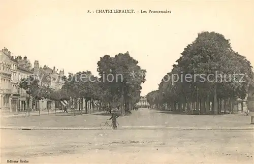 AK / Ansichtskarte Chatellerault Les Promenades Kat. Chatellerault
