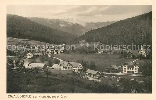 AK / Ansichtskarte Enzkloesterle Panorama Kat. Enzkloesterle