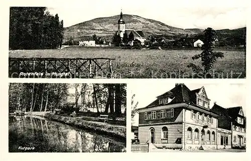 AK / Ansichtskarte Rotenfels Bad Kurpark Gasthaus Gross Au Kat. Gaggenau