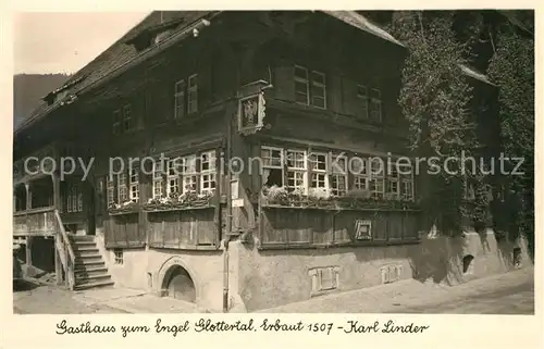 AK / Ansichtskarte Glottertal Gasthaus zum Engel  Kat. Glottertal Schwarzwald