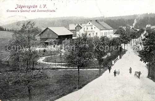 AK / Ansichtskarte Jaegersgruen Gasthaus Eismann Kat. Tannenbergsthal Vogtland