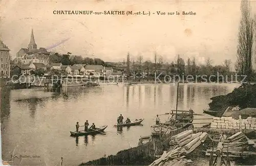 AK / Ansichtskarte Chateauneuf sur Sarthe Panorama Kat. Chateauneuf sur Sarthe