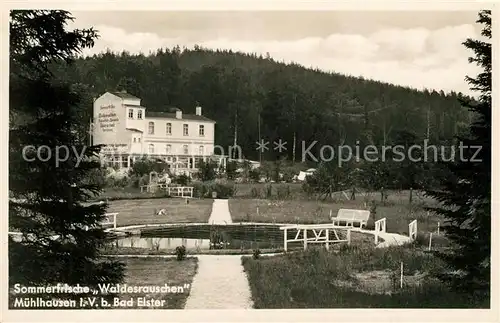 AK / Ansichtskarte Muehlhausen Vogtland Waldesrauschen  Kat. Bad Elster