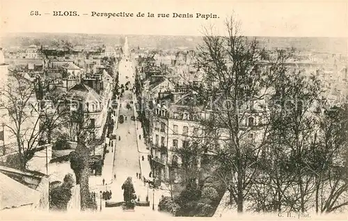 AK / Ansichtskarte Blois Loir et Cher Perspective de la rue Denis Papin Kat. Blois