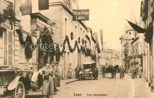 AK / Ansichtskarte Laon Aisne Trier Weinstuben Offizier Kasino Kat. Laon