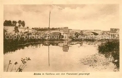 AK / Ansichtskarte Conflans en Jarnisy Kriegsschaeden Kat. Conflans en Jarnisy