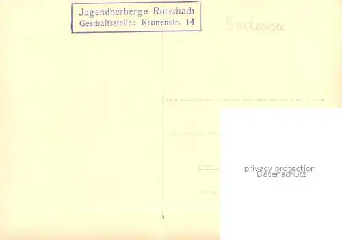 AK / Ansichtskarte Rorschach Bodensee Jugendherberge Panorama Kat. Rorschach