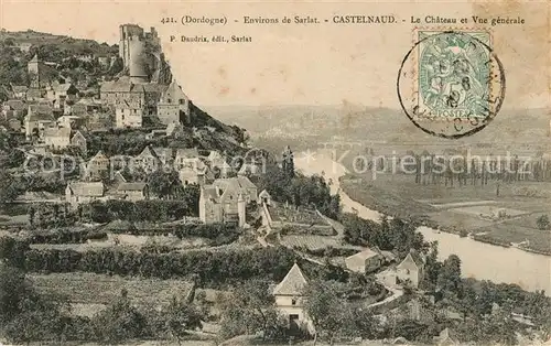 AK / Ansichtskarte Castelnaud la Chapelle Vue generale et le chateau Kat. Castelnaud la Chapelle