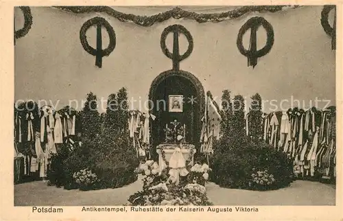 AK / Ansichtskarte Potsdam Antikentempel Ruhestaette Kaiserin Auguste Viktoria Kat. Potsdam