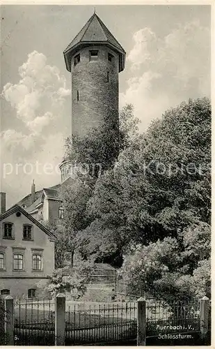 AK / Ansichtskarte Auerbach Vogtland Schlossturm Kat. Auerbach