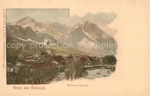 AK / Ansichtskarte Garmisch Partenkirchen Wettersteingebirge Kat. Garmisch Partenkirchen