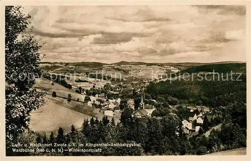 AK / Ansichtskarte Zwota Klingenthal Aschberggebiet Waldbuehne