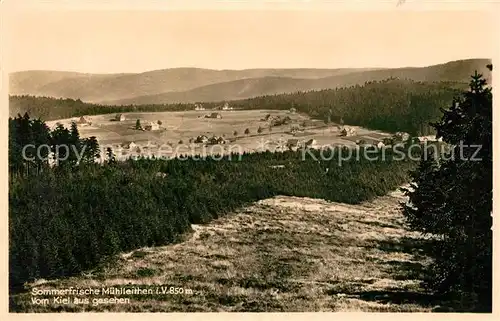 AK / Ansichtskarte Muehlleithen Klingenthal Panorama Kat. Klingenthal Sachsen