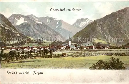 AK / Ansichtskarte Oberstdorf Panorama Kat. Oberstdorf