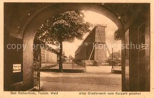 AK / Ansichtskarte Bad Rothenfelde Altes Gradierwerk  Kat. Bad Rothenfelde