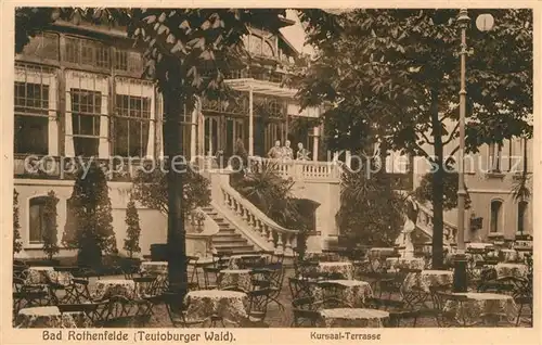 AK / Ansichtskarte Bad Rothenfelde Kursaal Terrasse Kat. Bad Rothenfelde