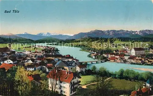AK / Ansichtskarte Bad Toelz Panorama Kat. Bad Toelz