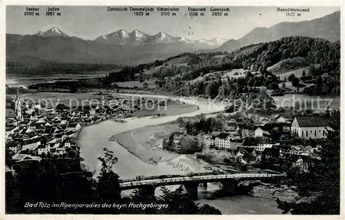 AK / Ansichtskarte Bad Toelz Alpenpanorama Kat. Bad Toelz