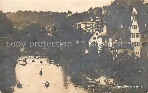 AK / Ansichtskarte Tuebingen Panorama Neckar Kat. Tuebingen