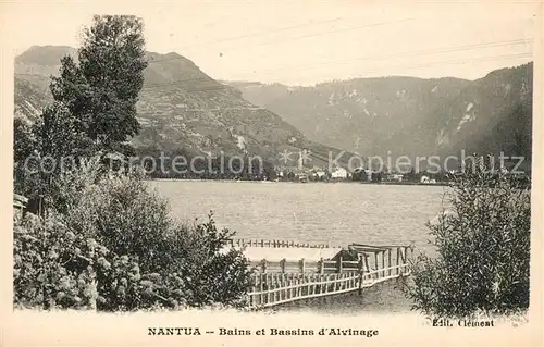 AK / Ansichtskarte Nantua Bains et Bassins d`Alvinage Kat. Nantua