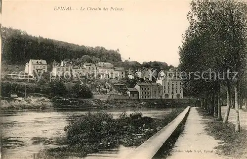 AK / Ansichtskarte Epinal Vosges Le Cherain des Princes Kat. Epinal