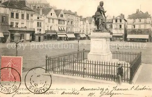 AK / Ansichtskarte Beauvais Statue de Jeanne Hachette Kat. Beauvais