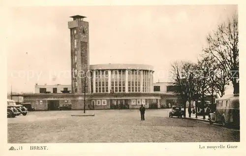 AK / Ansichtskarte Brest Finistere nouvelle Gare Kat. Brest