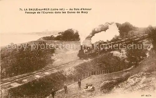 AK / Ansichtskarte La Baule sur Mer Express dans les Dunes de Mazy Kat. La Baule Escoublac