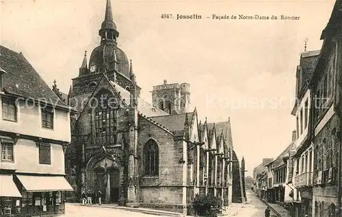 AK / Ansichtskarte Josselin Facade de Notre Dame du Roncier Kat. Josselin